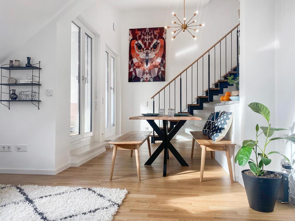 Modern & Stylisch - Penthouse-Feeling Nahe Flughafen Muenchen Apartment Freising Exterior foto